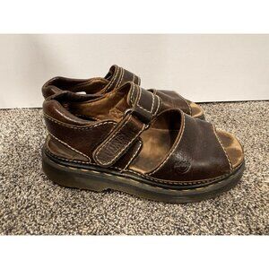 Vintage Y2K Doc Marten Chunky Brown Sandals Size 7 (39)